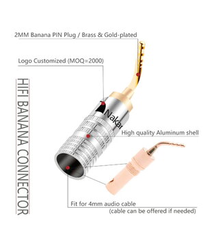 Speaker Connector Nakamichi, Gold Plated, black CLI0942XK+2.jpg