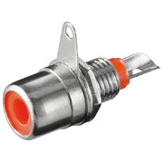 SOCKET RCA, Panel mounting, metal red CLI346.jpg