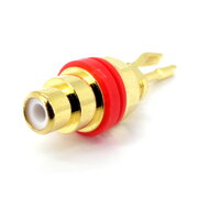 SOCKET RCA, Panel mounting, Teflon Hi-End red CLI373R.jpg