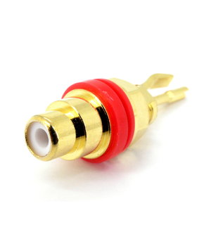 SOCKET RCA, Panel mounting, Teflon Hi-End red CLI373R.jpg