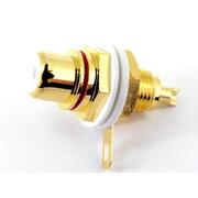 ГНЕЗДО RCA корпусное красное Teflon, gold-plated CLI375R.jpg