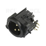 ГНЕЗДО для МИКРОФОНА XLR 3pin профессиональный, паяный CLI455L.jpg