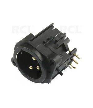 ГНЕЗДО для МИКРОФОНА XLR 3pin профессиональный, паяный CLI455L.jpg