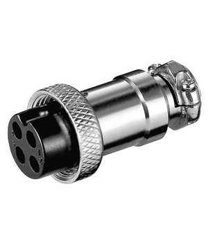 LIZDAS MIKROFONUI 4pin CB tipas, ant kabelio CLI460.jpg