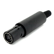 SOCKET mini DIN 4pin for Cable, black CLI544.jpg