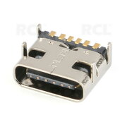 Lizdas USB 3.1 C-type, SMT kampu 90°, 6pin CLI846.jpg