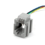 TELEPHONE SOCKET 623K, 6P6C, with Leads CLI916L.jpg