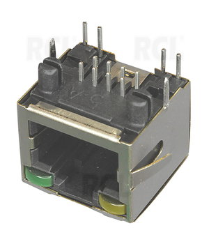 ГНЕЗДО RJ45 8P8C экранированное + LED CLI917EK_LED.jpg