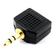 ADAPTOR 1x 3.5mm Jack <-> 2x 3.5mm Jack stereo, gold-plated CPA010G.jpg