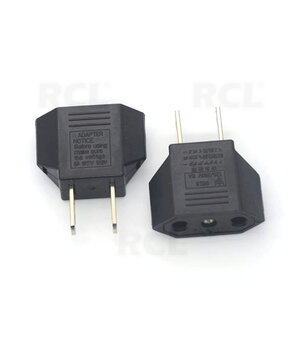 ADAPTOR AC/AC Euro => USA, black, travelling CPE010J.jpg