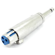 ADAPTERIS - PERĖJIMAS 3pin XLR (L) <-> ø6.35mm (K) Jack mono CPE178.jpg