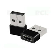 ADAPTERIS OTG USB A 2.0 (K) <-> USB C type (L), juodas CPEK018.jpg