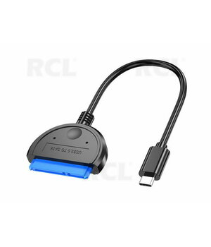 ADAPTERIS - PERĖJIMAS  USB-C <-> SATA 22pin, 2.5"/3.5" kietąjam diskui CPEK028.jpg