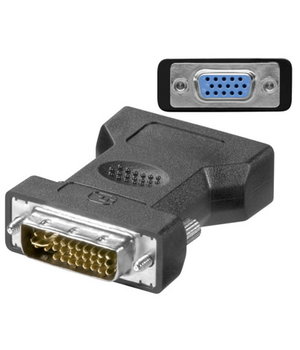 ADAPTERIS - PERĖJIMAS kompiuterinis  DVI (K) <-> 15pin D-Sub VGA (L) CPEKDVIM15F.jpg