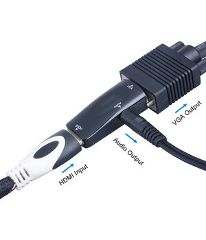 ADAPTERIS - KEITIKLIS HDMI (L) >> VGA (L) + audio 3.5mm, HD 1080P CPEKHDMI_VG2+2.jpg