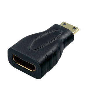 ADAPTERIS - PERĖJIMAS HDMI mini (K) <-> HDMI (L), 19 pin tiesus CPEKHDMI19MFT.jpg