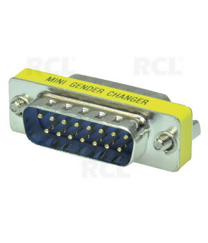 ADAPTERIS - SUJUNGIMAS KOMPIUTERIUI D-Sub 15pin (K) <-> D-Sub 15pin (L),  mini CPEKM15M15F.jpg