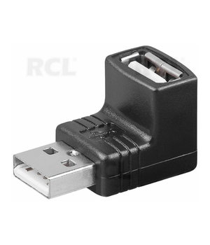 ADAPTERIS - PERĖJIMAS  USB A (K) <-> A (L), 90° kampu CPEKUSB11.jpg