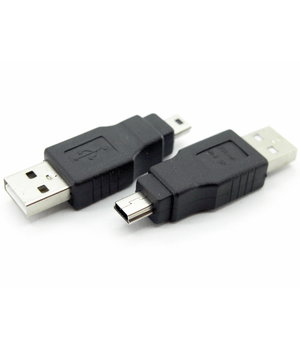 ADAPTERIS - PERĖJIMAS  USB A (K) <-> mini USB 5pin (K) CPEKUSB12.jpg