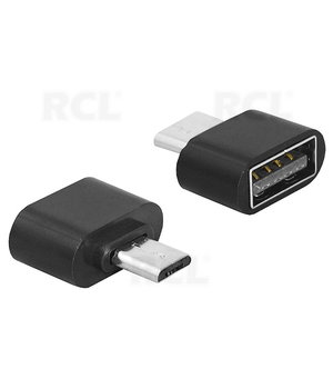 ADAPTERIS - PERĖJIMAS USB A (L) <-> micro USB 5pin (K) CPEKUSB15+1.jpg