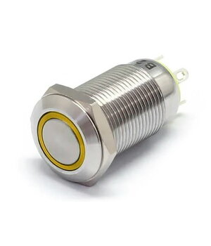 PUSH BUTTON SWITCH OFF-(ON) 12-24V DC, 3A, ø12mm, IP67, with yellow LED indication CPR01911G.jpg