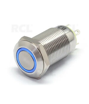 PUSH BUTTON SWITCH OFF-(ON) 12V DC, 3A, ø12mm, IP67, with blue LED indication CPR01911M.jpg