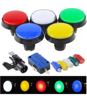 BUTTON monostable ø60mm with 12V LED yellow (for arcade video games) CPR173X.jpg