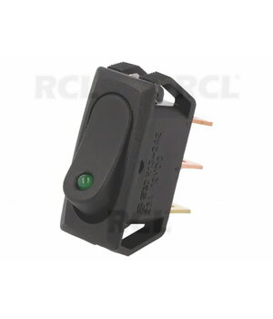 ROCKER SWITCH 25A 12VDC, со светодиодной зеленой подсветкой, ON-OFF CPR4374Z.jpg