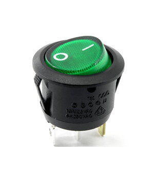 ROCKER SWITCH 6A/250VAC without illuminated, round, green, ON-ON CPR472.JPG