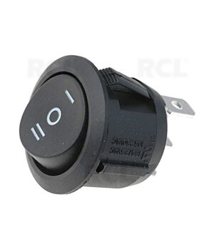 ROCKER SWITCH 10A/250VAC round, black, (ON)-OFF-(ON) CPR480N3+1.jpg