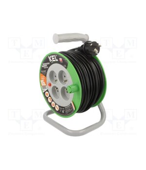 W-97367 Extension lead; 3G1mm2; 15m; PVC; black; Sockets no: 4; reel; 10A MIqSDl0eBsTwBWtA-XhHtsDQYzRtkKa2y5mCDzIEGVc