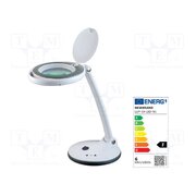 LUP-19-LED-N1 Desk magnifier; with backlight; 3dpt,12dpt; Ø101.6mm; Ø4"; 5W iO22WnnJbTGrcd4sqy_NgrGamYN7nm9gs1WJ-PJfcps
