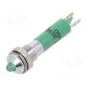 19020351 Indicator: LED; prominent; green; 24VDC; Ø6mm; IP40; connectors DEIpCrJ4DxhzUttA8L-jnXCmQ0bNOOERLwTXiTGlVxQ