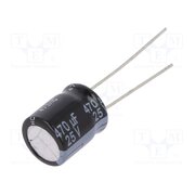 EEUFR1E471 Capacitor: electrolytic; low ESR; THT; 470uF; 25VDC; Ø10x12.5mm 7dQJzvJX4zWg6iYzze0nOw9NZsYH4GK1rXhnAQKihpE