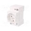 A9A15310 F-type socket (Schuko); 250VAC; 16A; for DIN rail mounting UIFHlGu0wCy0mmLhfrU8CmVlqWDSutKZhQmsVwn0wDI