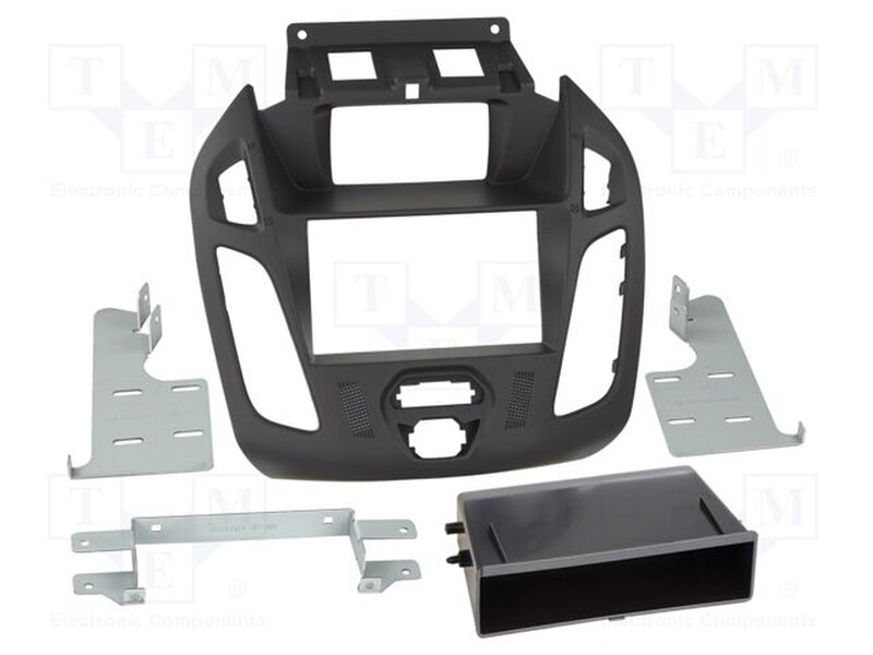 Mascherina Autoradio 1-DIN Nera Per Ford Ka (RBT) Anni 1996-2008: Sostituzione Originale - 4