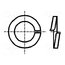 1275178 Washer; spring; M3; D=6.2mm; h=0.8mm; steel; Plating: zinc; DIN 127A B_sBcIrkEi90CXFxWY54h_jpws1_2Z1uq0-ZnuH5vXg