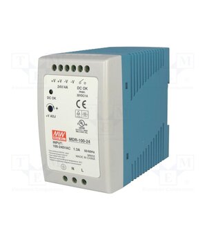 MDR-100-24 Power supply: switching; for DIN rail; 96W; 24VDC; 4A; 85÷264VAC NmL-I3QGJ54jZE1J0DpxoLbE8mjOTrwslfRHukIR4oY