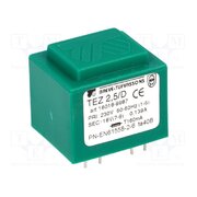 TEZ2.5/D230/18V Transformer: encapsulated; 2.5VA; 230VAC; 18V; 138.8mA; PCB; IP00 _Mhr7TPqQ3fACvi8jOJOTZZBhCmxQpRE61v_lT9cRFs
