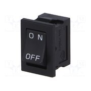 DS-850K-S-ON-K ROCKER; SPST; Pos: 2; ON-OFF; 3A/250VAC; black; none; DS-850; 2kV ZhIoRKrAxsLVlKQDB2rqA2gtBI1aE1Yw0mT823dgXhc