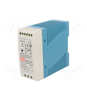 MDR-40-48 Power supply: switching; for DIN rail; 40W; 48VDC; 0.83A; OUT: 1 BDJIrdAsGqkKzBQ6U1PAcZyDOIjYPHhRB63glq3DIi4