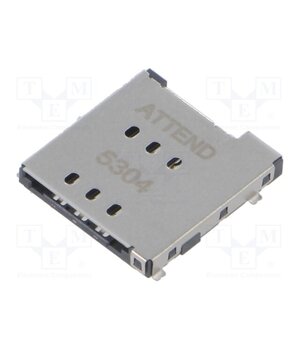 115U-A110 Connector: for cards; Nano SIM; push-pull; SMT; PIN: 6 8YYcby2SQNPm9hkRJZzkmM8vfEwTUKQzCdFpB3SNdJI