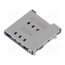 115U-A110 Connector: for cards; Nano SIM; push-pull; SMT; PIN: 6 8YYcby2SQNPm9hkRJZzkmM8vfEwTUKQzCdFpB3SNdJI