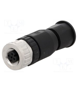 21033192401 Connector: M12; plug; PIN: 4; female; 250V; straight; IP67; for cable 5DjNPSXn651zhiDbKmB5yhrneEtLZO3qhxRUVsFQHgY