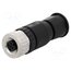 21033192401 Connector: M12; plug; PIN: 4; female; 250V; straight; IP67; for cable 5DjNPSXn651zhiDbKmB5yhrneEtLZO3qhxRUVsFQHgY