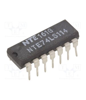 NTE74LS114 IC: digital; JK flip-flop; Ch: 2; TTL; THT; DIP14 uAZFVoD4DcFZbHhW94dpHNxghh8LjggV9OfIOH0x9K0