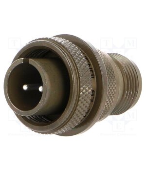 97-3106A-12S-3P Connector: circular; plug; for cable; PIN: 2; male; soldering; 97 R0rpPtqmfzhELXJceNqzv5_dy0PUEn7dyWOteJQNYtU