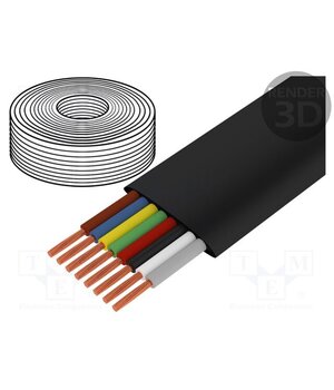 CM08 Wire: telecommunication cable; stranded; black; 100m; 0÷60°C 5C0-nmYjkzc-M0s1Mvo4QlfuC3QB52OJGU3F_ZV0xJw