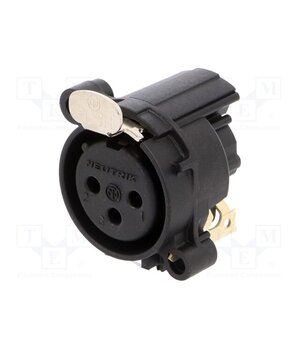 NC3FAH1 Connector: XLR; socket; female; PIN: 3; angled 90°; THT; black; 6A pAdQO4WliI5b1IDnTIS-PBkJ-wukeUN2ltsXyaRloT0