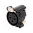 NC3FAH1 Connector: XLR; socket; female; PIN: 3; angled 90°; THT; black; 6A pAdQO4WliI5b1IDnTIS-PBkJ-wukeUN2ltsXyaRloT0